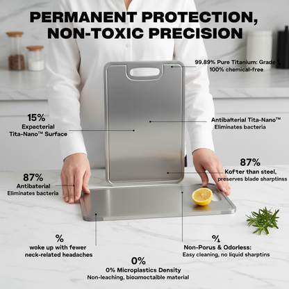 SafePrep Pure Titanium Cutting Board
